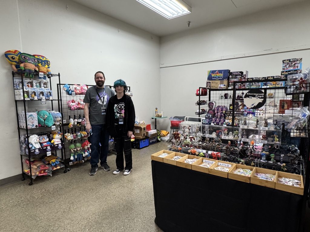 Our First Booth. Puyallup Toy Show 2024