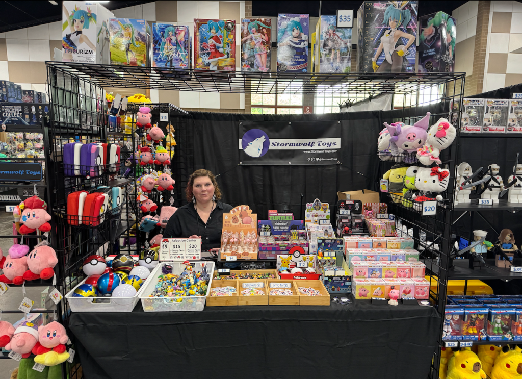 Booth at Puyallup Toy Show Spring 2025